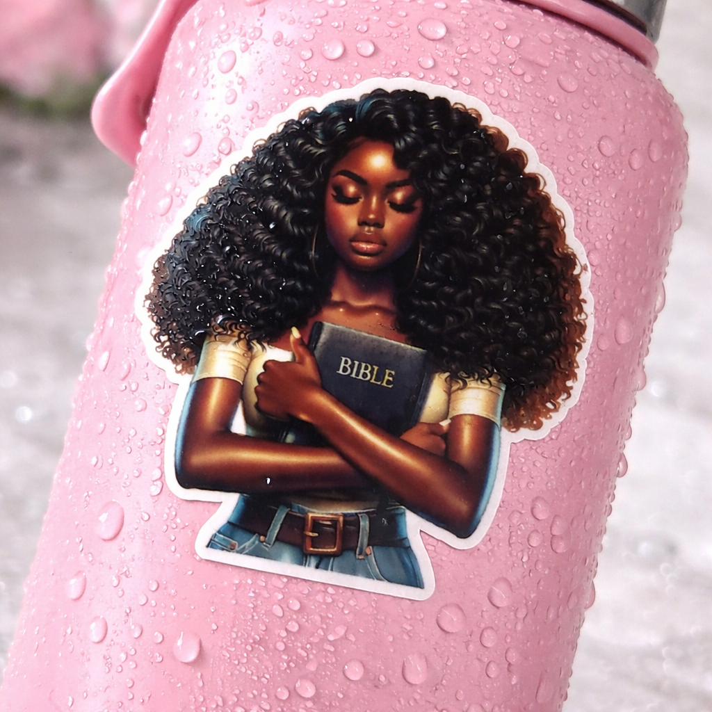 FAITH GIRL BIBLE BABE STICKER