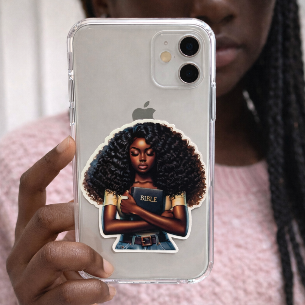 FAITH GIRL BIBLE BABE STICKER