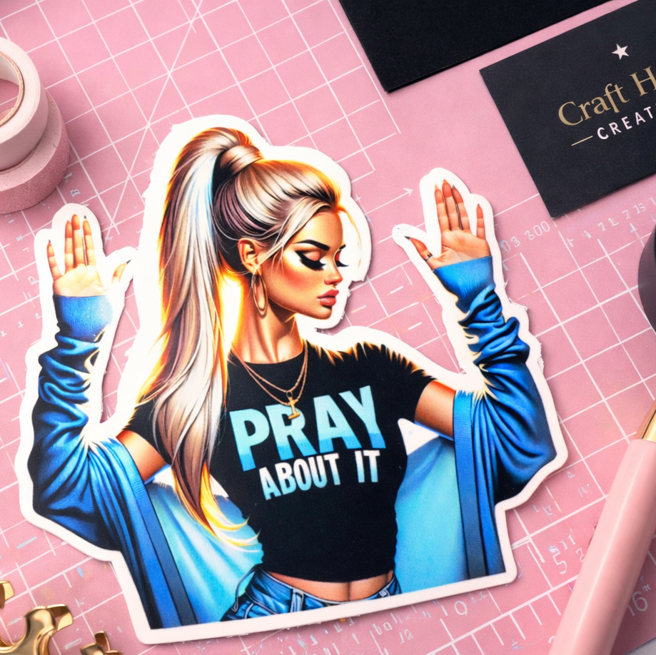 PRAY ABOUT IT FAITH GIRL