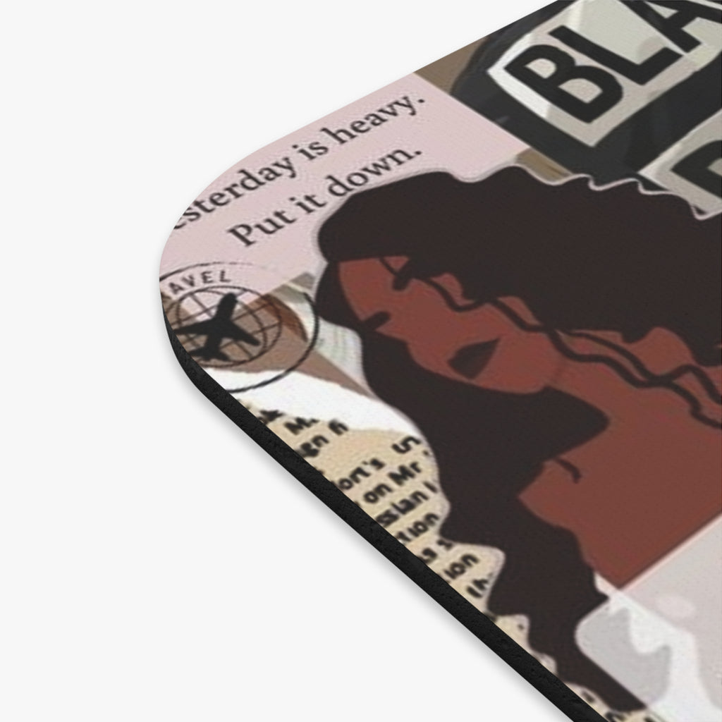 BLACK IS BEAUTIFUL MOTIVATION MOUSE PAD