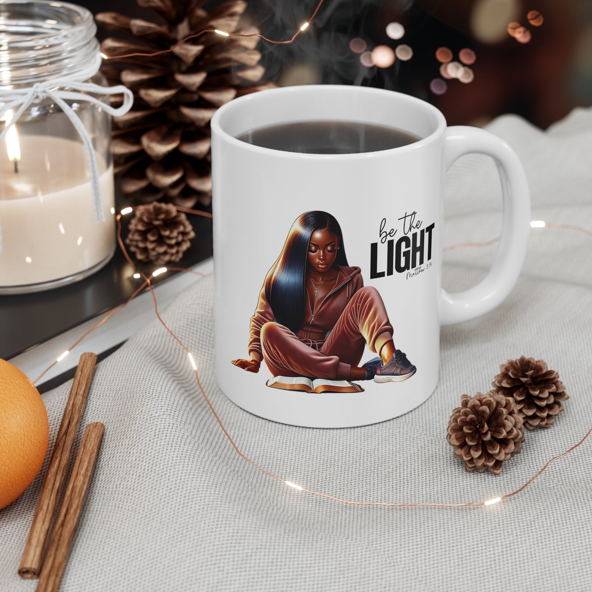 BE THE LIGHT, SIS MUG