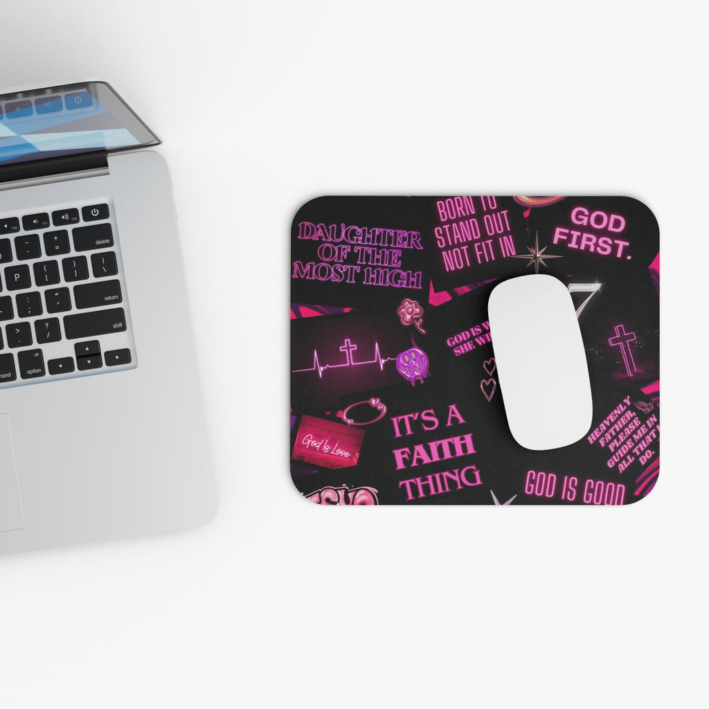 FAITH GIRL NEON MOUSE PAD