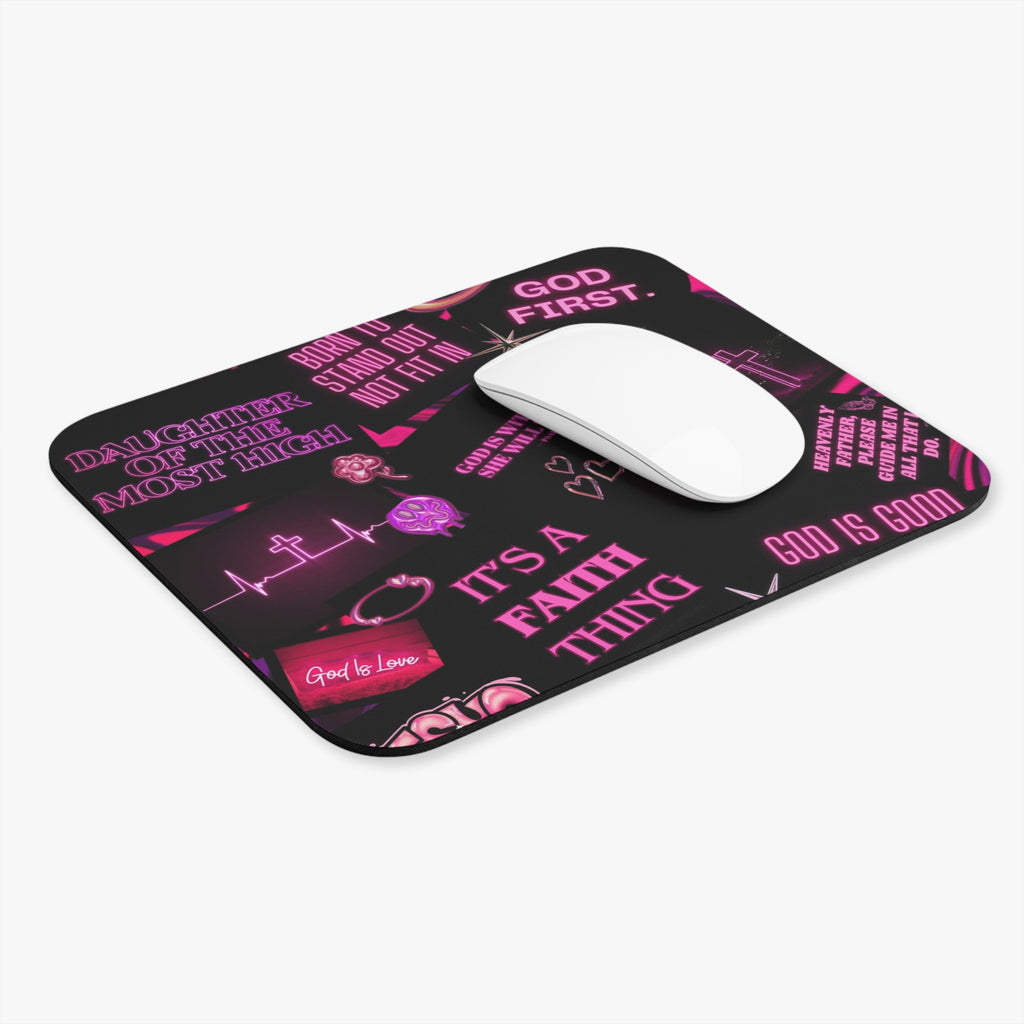 FAITH GIRL NEON MOUSE PAD