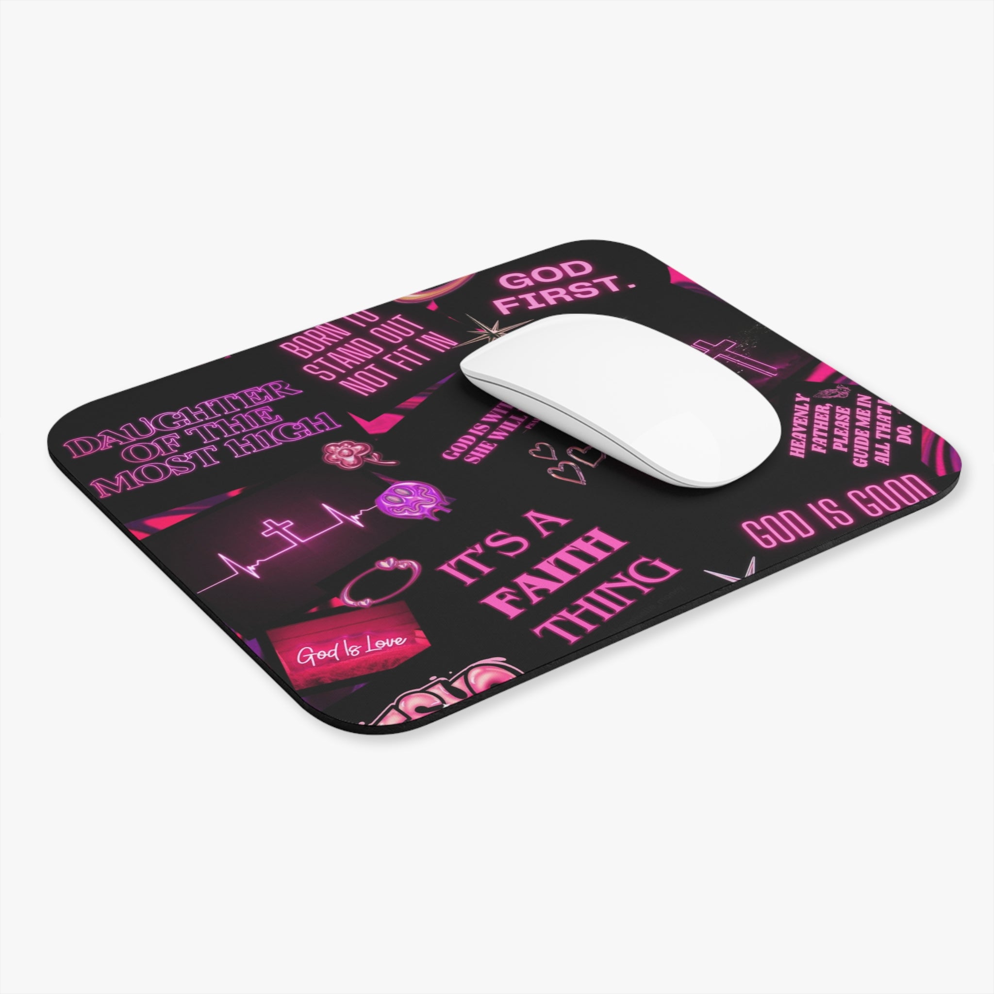 FAITH GIRL NEON MOUSE PAD