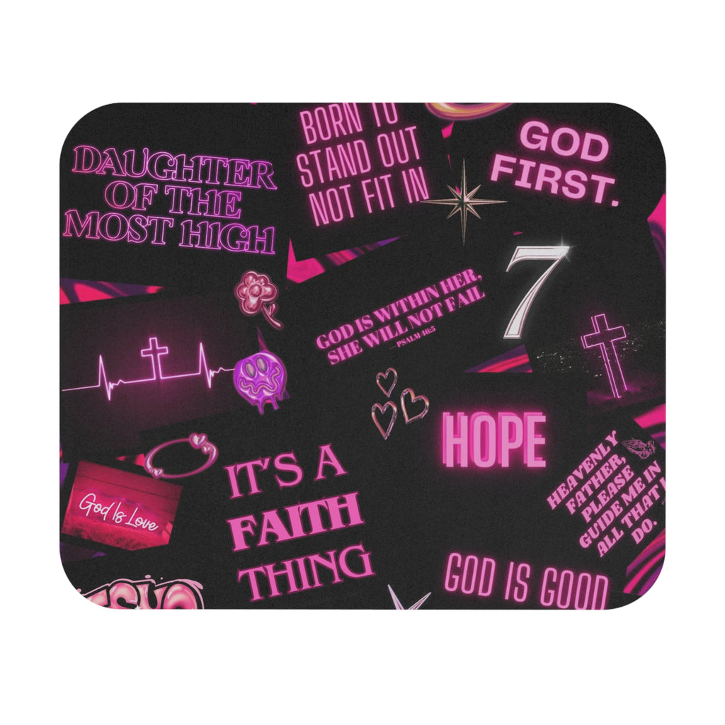 FAITH GIRL NEON MOUSE PAD